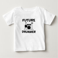 Future Drummer lustiges Baby Shirt