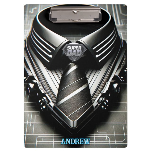 Future Elegance 4D Necktie Clipboard für Ihn & Vat Klemmbrett (Vorderseite)