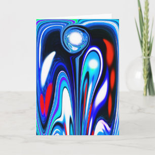 Future Elements Kunst Feiertagskarte