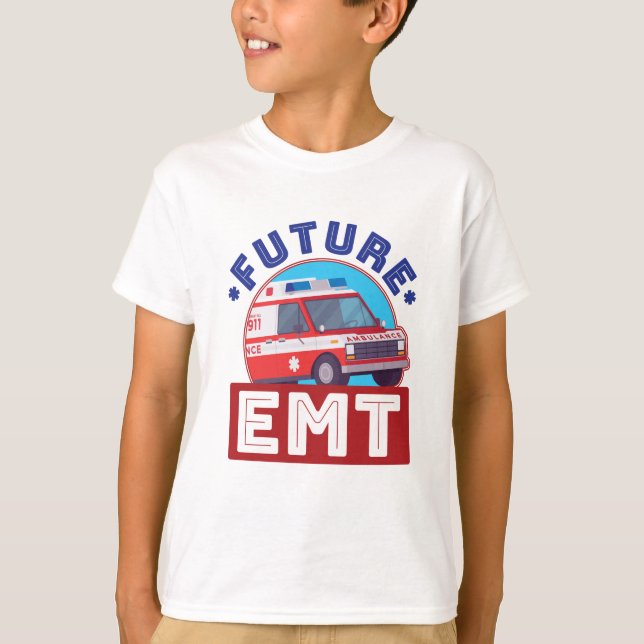 Future EMT Paramedic Ambulance Driver T-Shirt (Vorderseite)