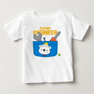 Future Engineer 2 Niedlicher Bär für das Baby T-shirt