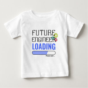 Future Engineer Laden Trendy Personalisiert Unisex Baby T-shirt