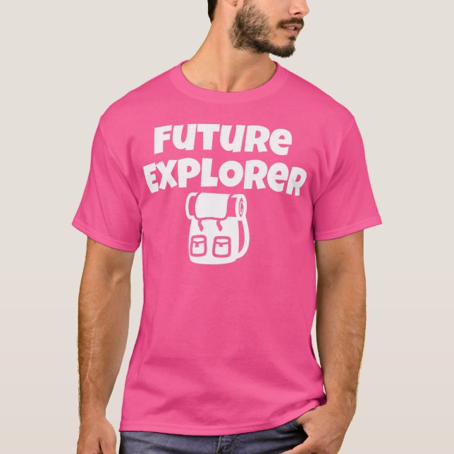 Future Explorer Shirt for Boys Girls Travel Camper (Vorderseite)