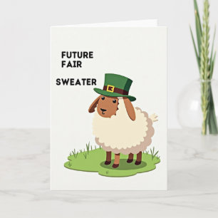Future Fair Sheep Card Karte