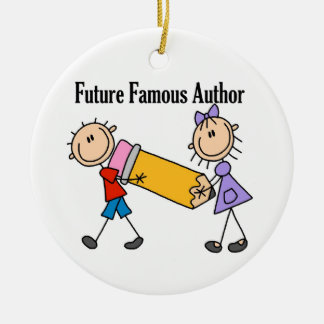 Future Famous Author Keramikornament