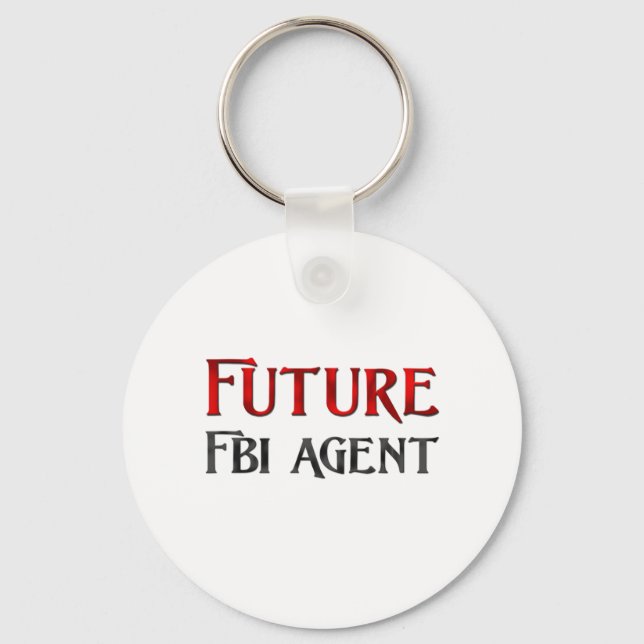 Future Fbi Agent Schlüsselanhänger (Vorderseite)