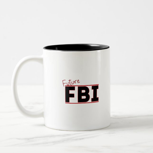 Future FBI Zweifarbige Tasse (Links)