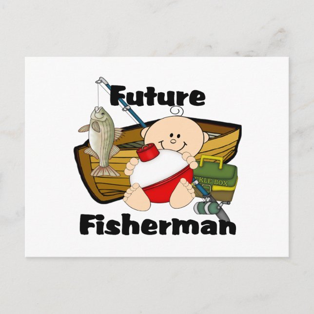 Future Fisherman Postkarte (Vorderseite)