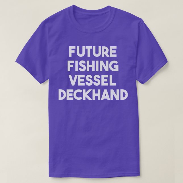 Future Fishing Vessel Deckhand Premium  T-Shirt (Design vorne)