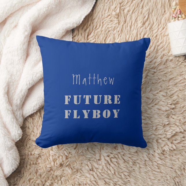 Future Flyboy Military Personalisiert Kissen (Decke)