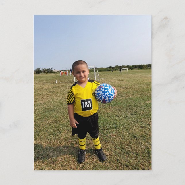 Future Football Star Postcard Postkarte (Vorderseite)