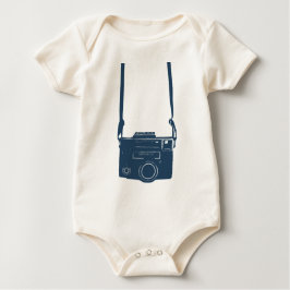 Future Fotograf Camera Säugling Bio Strampler