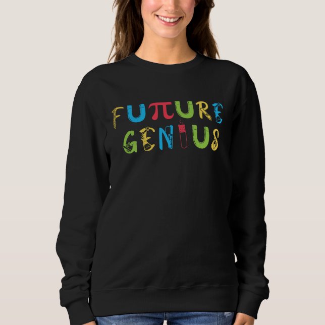 Future Genius cute science  kids Sweatshirt (Vorderseite)