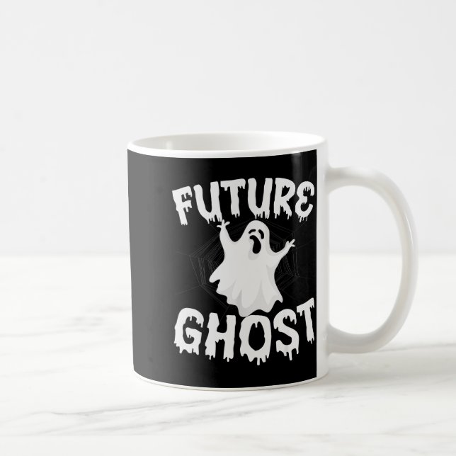 Future Ghost Funny Halloween Boo Soky Trick Or Tre Kaffeetasse (Rechts)