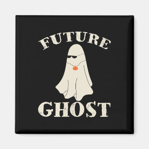 Future Ghost Funny Last Minute Retro Halloween Cos Magnet