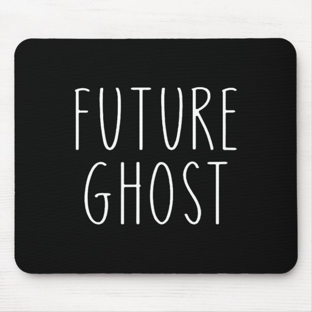 Future Ghost Halloween Costume Mousepad (Vorne)