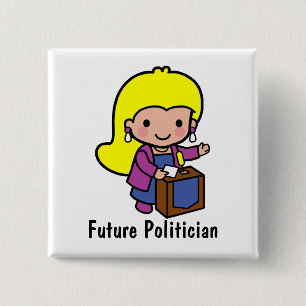 Future Girl Politician / Lautsprecher Button