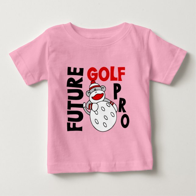 Future Golf Pro Socken Monkey Baby T-shirt (Vorderseite)