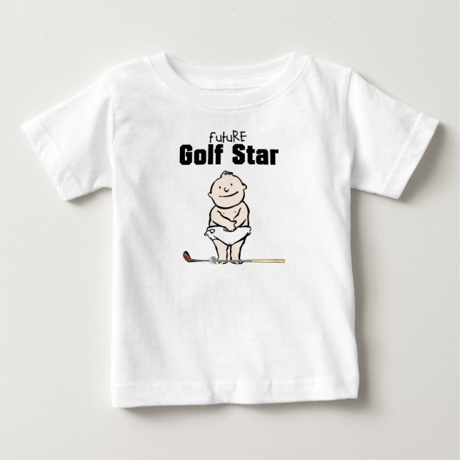 Future Golf Star Baby Boy T - Shirt oder One Piece (Vorderseite)