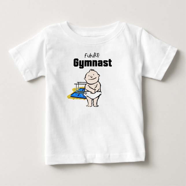 Future Gymnastics Star (Parallel Bar) Baby T - Shi T-shirt (Vorderseite)