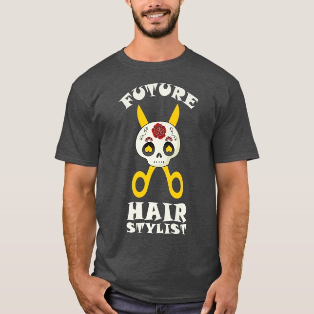 Future Hair Stylist Funny Womens Gifts Premium T-Shirt (Vorderseite)