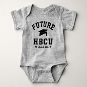 Future HBCU Abschluss Black African Student Baby Strampler
