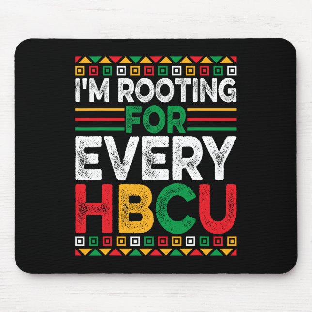Future Hbcu Black History Month ich unterstütze Ev Mousepad (Vorne)