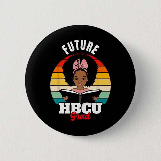 Future Hbcu Grad African Black History Monat Button (Vorderseite)