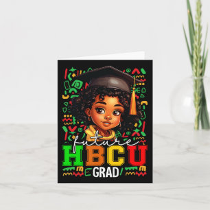 Future Hbcu Grad Black Girl Abschluss Hbcu 3 Karte
