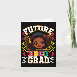 Future Hbcu Grad Black Girl Afro Kinder Schwarze H Karte