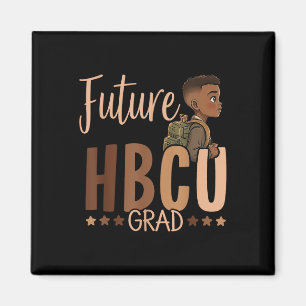 Future Hbcu Grad Black History Month Boy Graduatio Magnet