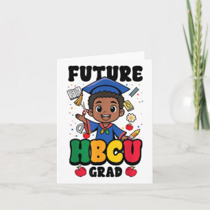 Future Hbcu Grad Boy Black History Uni Graduat Karte