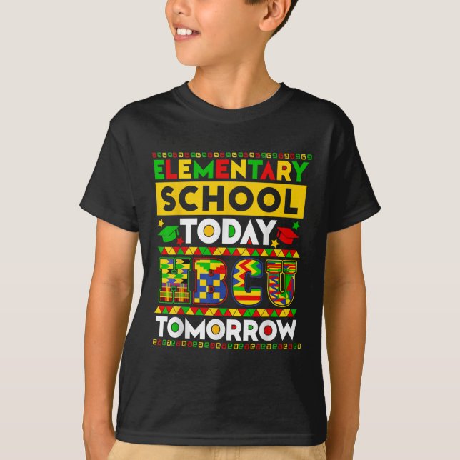 Future Hbcu Grad Grundschule Heute Hbcu Tomo T-Shirt (Vorderseite)