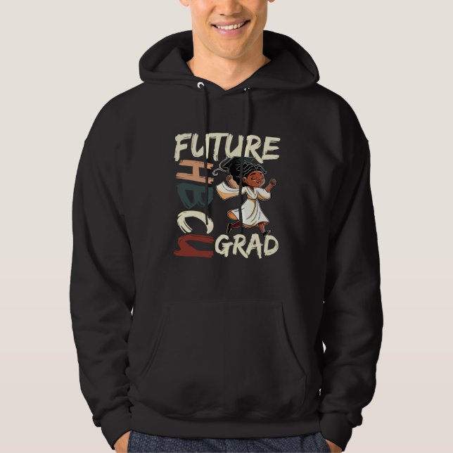 Future HBCU Grad History Black College Youth Kids  Hoodie (Vorderseite)