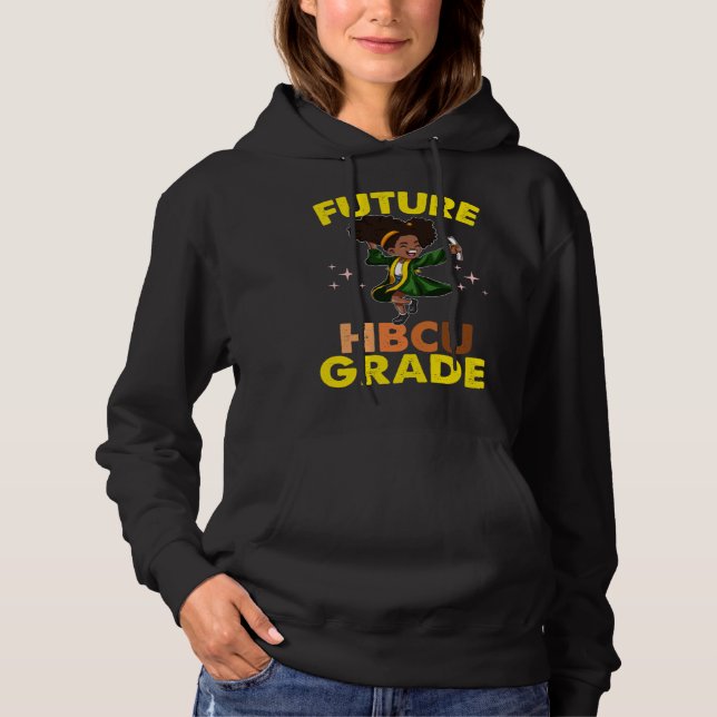 Future HBCU Grad History Black College Youth Kids  Hoodie (Vorderseite)