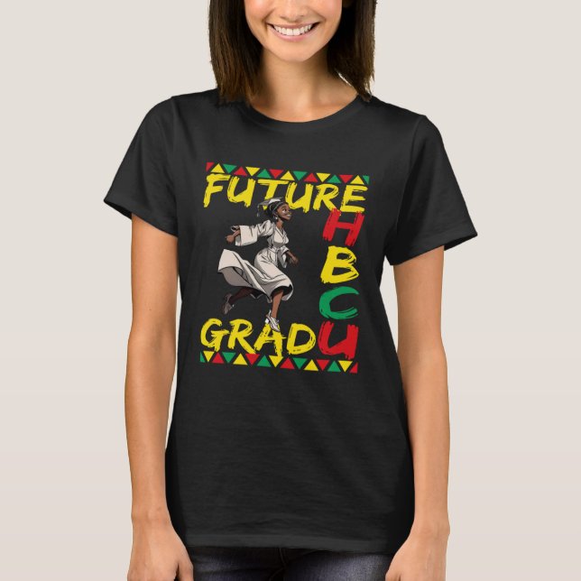 Future HBCU Grad History Black College Youth Kids  T-Shirt (Vorderseite)
