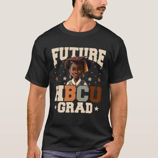 Future HBCU Grad History Black College Youth Kids  T-Shirt (Vorderseite)