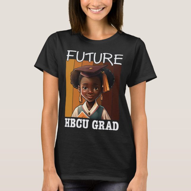 Future HBCU Grad History Black College Youth Kids  T-Shirt (Vorderseite)