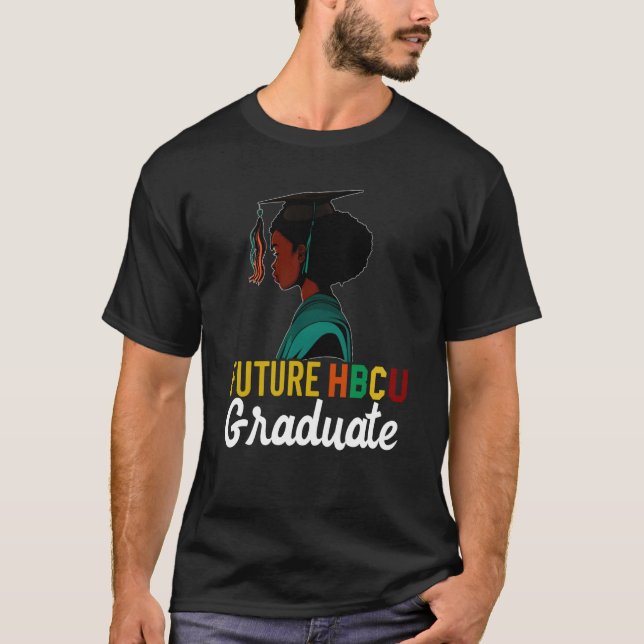 Future HBCU Grad History Black College Youth Kids  T-Shirt (Vorderseite)