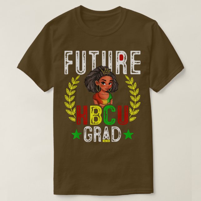Future Hbcu Grad History Black Uni Girl Women T-Shirt (Design vorne)