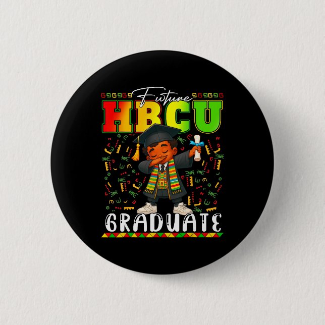 Future Hbcu Graduate Black History Month College B Button (Vorderseite)