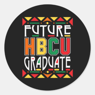 Future Hbcu Graduate Historische Schwarze Unis Uni Runder Aufkleber