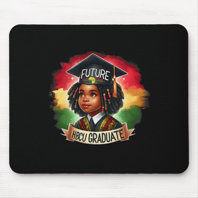Future Hbcu Graduate Pride Black Kids Black Histor Mousepad (Vorne)
