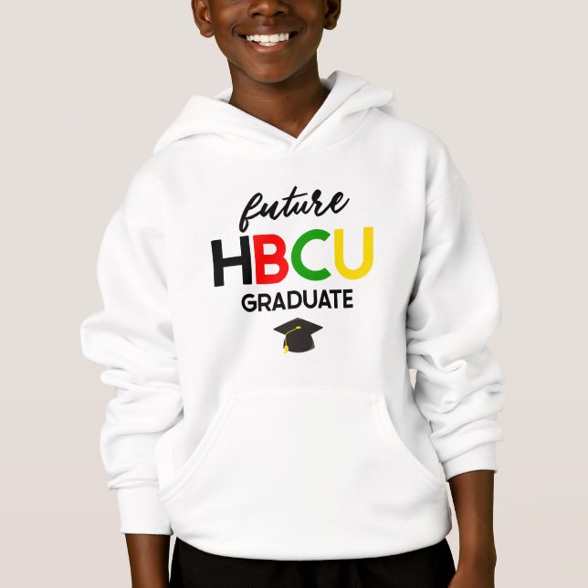 Future HBCU Uni Graduate Kid's Hoodie (Vorderseite)