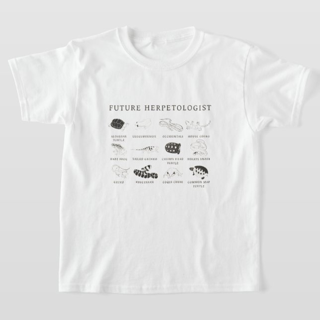 Future Herpetologist Graphic T - Shirt (Ablage )