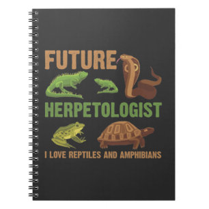 Future Herpetologist Reptile Amphibians Fan Kid Notizblock