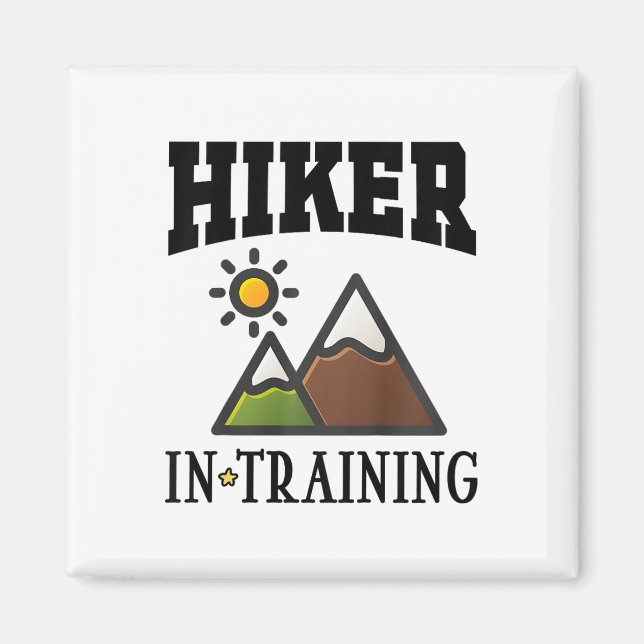 Future Hiker In Training Cute Hiking  Magnet (Vorne)