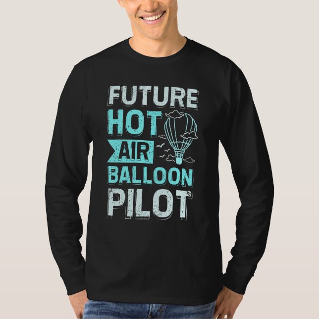 Future Hot Air Balloon T-Shirt (Vorderseite)