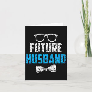 Future Husband Bachelor Party Wedding Groom Sprich Karte