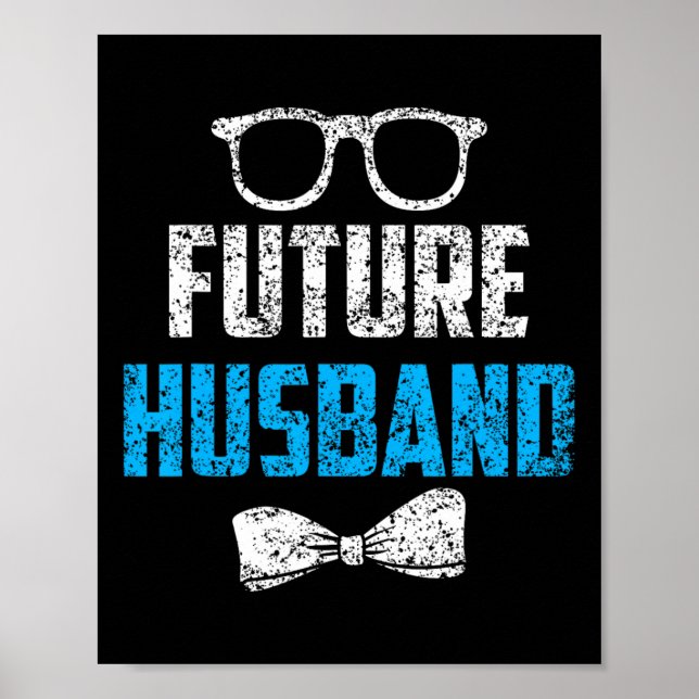 Future Husband Bachelor Party Wedding Groom Sprich Poster (Vorne)